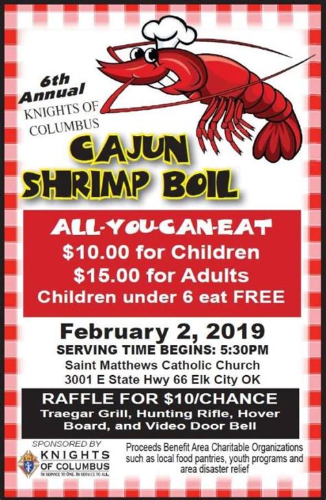 Th Annual Shrimp Boil St Matthew Catholic Church