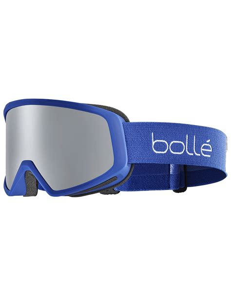 Boll Bedrock Plus Royal Blue Matte Black Chrome Ski Goggles Snowleader