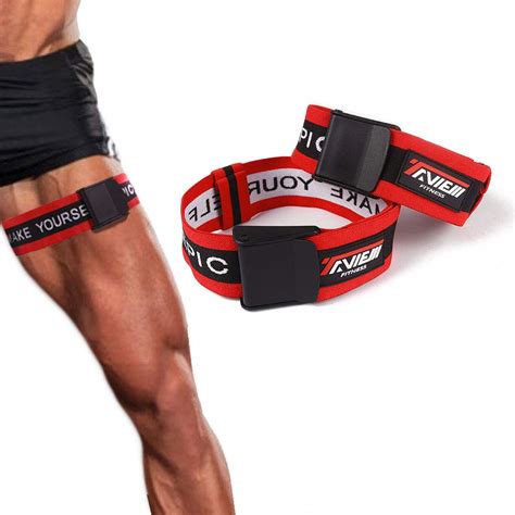 Buy TAVIEW Occlusion Bands 2 Pack Leg Builder Muscle Exercise Straps