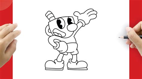 Como desenhar o Xicrinho Cuphead fácil Passo a passo YouTube