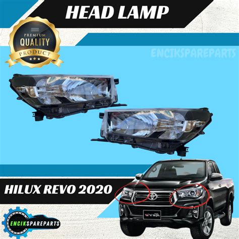 Toyota Hilux Revo GUN126 ROCCO ROGUE 2 4E 2020 Head Lamp Lampu