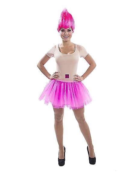 Pink Troll Womens Adult Costume