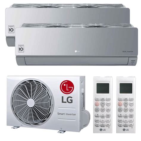 Climatiseur Double Split LG ARTCOOL MIRROR SILVER 9000 9000BTU WIFI R32