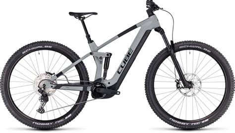 Cube Stereo 140 Hpc Pro 750 Hybrid Bike In Swamp Grey Black