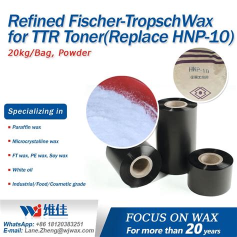 Refined Fischer Tropsch Wax For Ttr Toner By Jingmen Weijia Industry