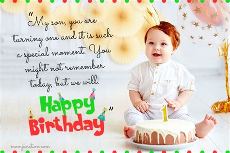 Wonderful St Birthday Wishes And Messages For Babies St