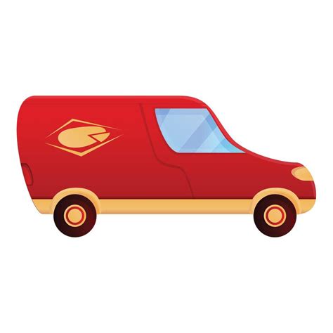 Pizza delivery van icon, cartoon style 14384395 Vector Art at Vecteezy