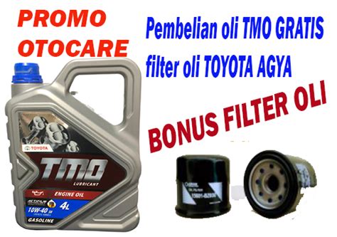 Paket Ganti Oli Mesin Tmo Toyota Liter Bonus Filter Oli Khusus Toyota