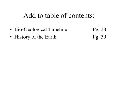 History Of The Earth Ppt Download