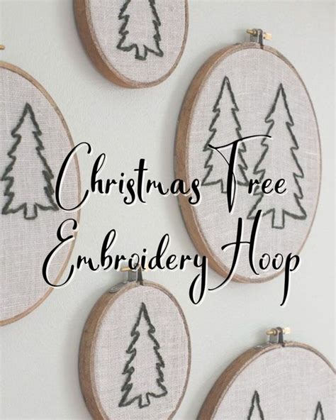 17 Freshly Cut Christmas Tree Embroidery Patterns - meshthread.com