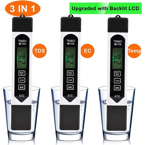 B Rbar Lcd Digital Ph M Tare Tds Ec Tester Penna Vattenrenhet Ppm