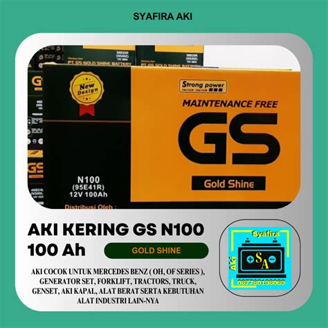 Jual Aki Kering Genset Forklift Gs Mf N E R Ah Shopee