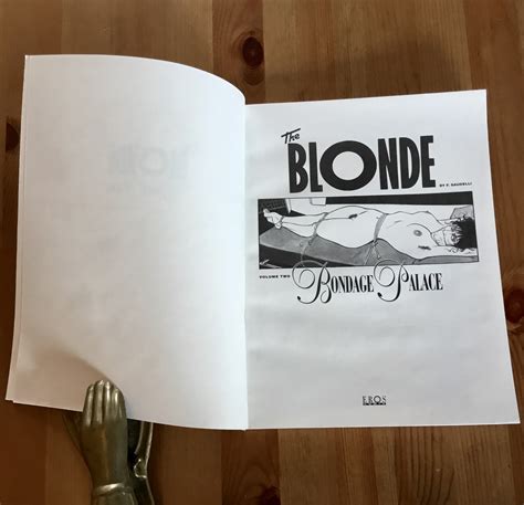 The Blonde Vol Two Bondage Palace By Saudelli F Very Good Soft