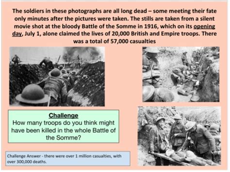 History Ww1 Trench Warfare Full Lesson And Worksheets Teaching Resources