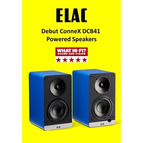 Elac Debut Connex Dcb41 Powered Speakers Shopee Singapore