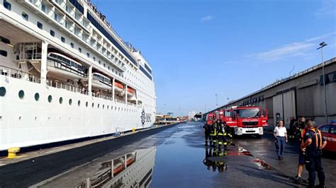 Porto Marghera Incendio A Bordo Della MSC Armonia AdriaPorts