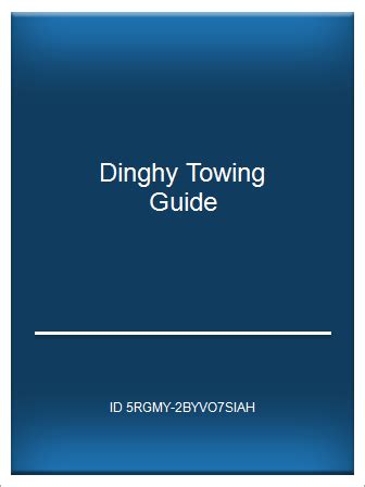 Online P D F Dinghy Towing Guide Telegraph