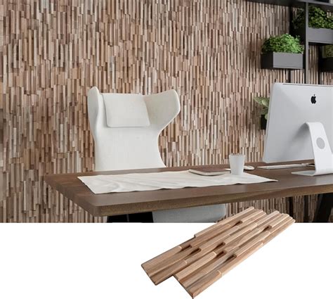 Amazon WoodyWalls 3D Wall Panels Wood Planks Are Made From Solid