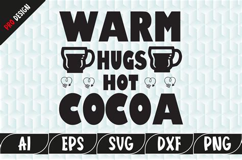 Warm Hugs Hot Cocoa Graphic By Mominul Store Creative Fabrica