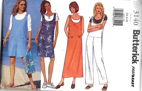 Butterick Misses Miss Petite Fast Easy Jumpsuit And Jumper