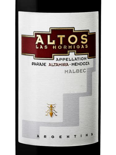 Altos Las Hormigas Malbec Appellation Paraje Altamira Vivino Espa A