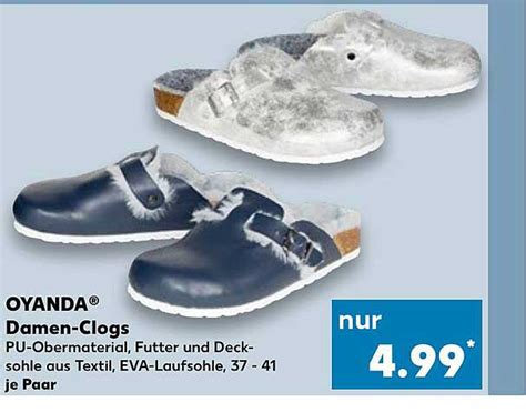 Oyanda Damen Clogs Angebot Bei Kaufland Prospekte De