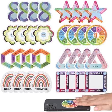 Amazon 32 Pcs Anxiety Sensory Strips Reusable Textured Sensory