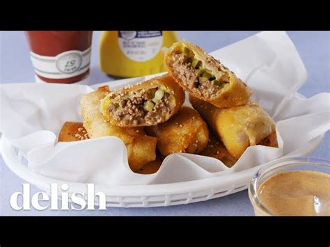 Big Mac Egg Rolls From Delish Recipe On