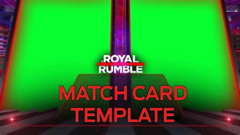 Royal Rumble Match Card Template