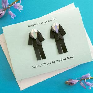 Will You Be My Best Man Cards And Gifts Notonthehighstreet