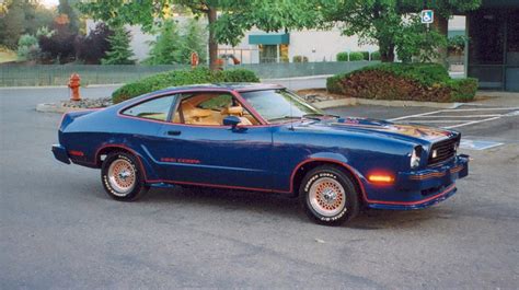 Dark Midnight Blue 1978 Ford Mustang Ii King Cobra Hatchback