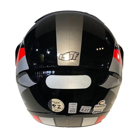 Capacete Ebf Thunder Open Force X Brilhante Aberto Capacetes De Moto