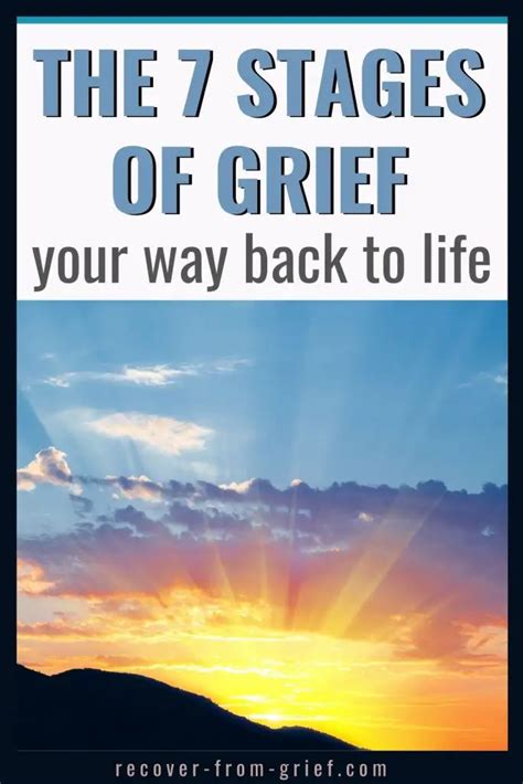 7 Stages Of Grief - Going Through the Process and Back to Life ...