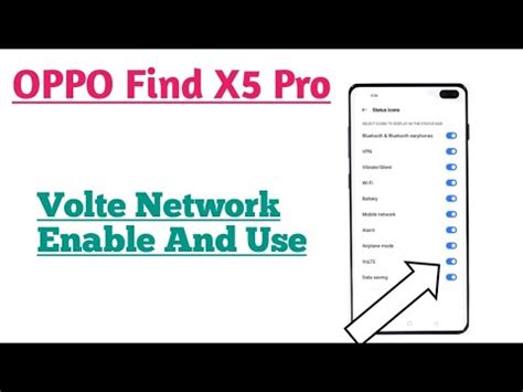 OPPO Find X5 Pro How To Use Volte Network Enable YouTube