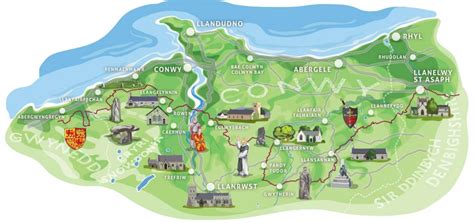 Illustrated Map Of The Pilgrims Way • David Goodman • Illustration