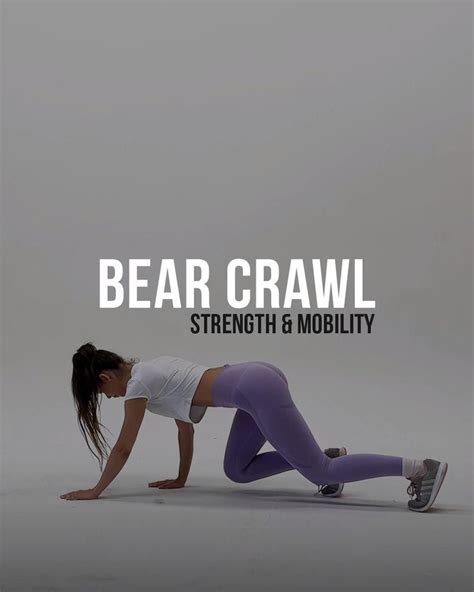 Workout Exercise: Bear Crawl - Gymaholic Fitness App [Video] [Video] | Full body workout, Lower ...