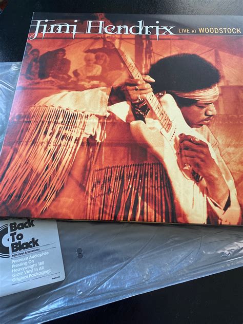 Jimi Hendrix Live At Woodstock 60th Anniversary 3 Lps 180 Etsy