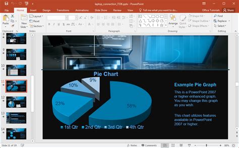 Animated Network Security PowerPoint Template