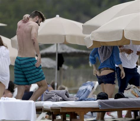 Shakira In A Skimpy Thong Bikini At The Beach Porn Pictures XXX Photos Sex Images 3229003