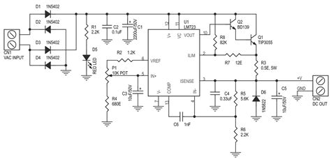 Regulador De Voltaje Lm Circuit Diagram