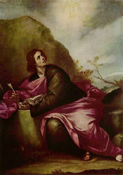 帕特莫斯的福音传教士圣约翰 St John the Evangelist at Patmos c 1645 Spain 阿隆佐卡努