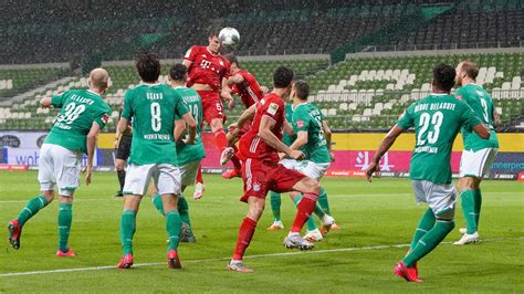 Video Werder Bremen vs FC Bayern Spiel in voller Länge