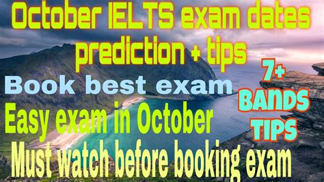 October Ielts Exam Dates Easy Exam In October Ielts Exam Dates