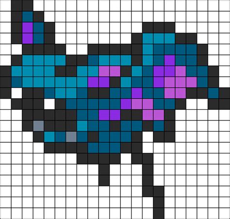 Zubat Perler Bead Pattern Bead Sprites Characters Fuse Bead Patterns