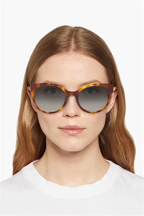 GUCCI D Frame Tortoiseshell Acetate Sunglasses THE OUTNET