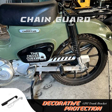 Ultra Light Chain Guard Cover For Honda Cc110 Aluminum Alloy Cross Cub