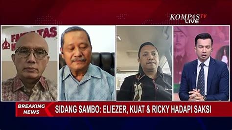 Ricky Rizal Kuat Ma Ruf Richard Eliezer Sudah Tiba Di Pengadilan