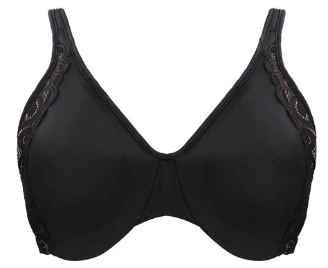 Playtex Women S Side Support And Smoothing Minimiser Bra Black Soft Taupe Au