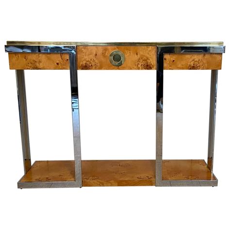 Willy Rizzo Console For Mario Sabot Alveo Collection For Sale At 1stdibs