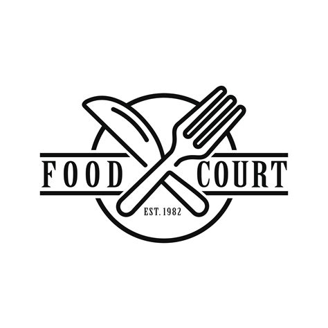 Restaurant Resto Food Court Cafe Logo 22444261 Vector Art At Vecteezy